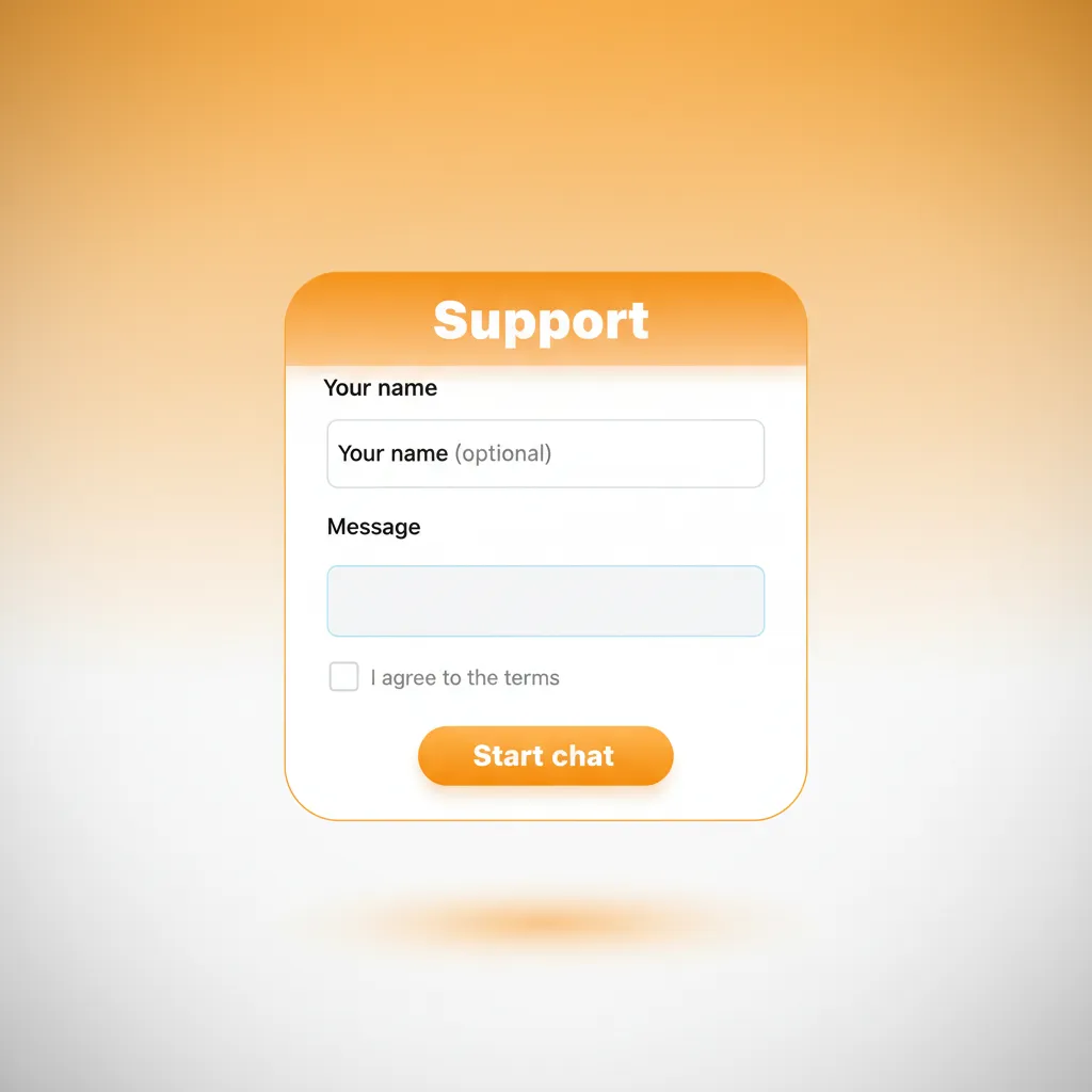 Help and Contact Options: 24/7 support via live chat, email form, and help centre guides for account and technical issues.