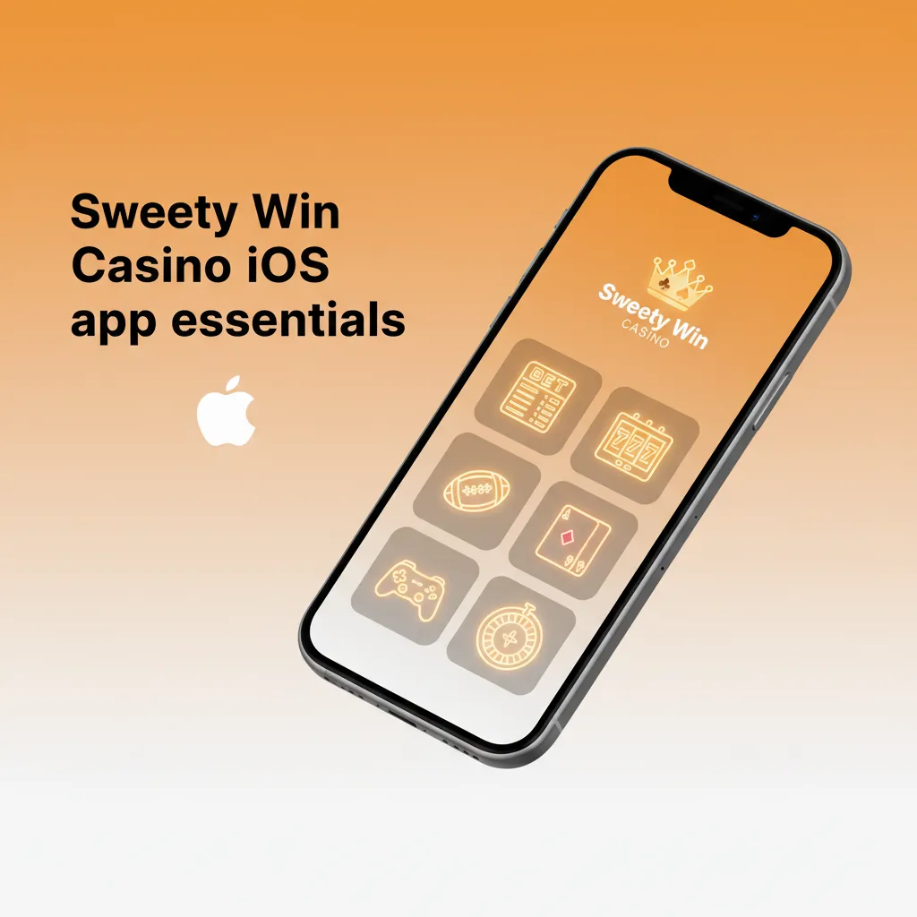 Sweety Win Casino iOS app for iPhone and iPad; free, iOS 12+, ~150MB, sports betting, slots, live casino, payments.