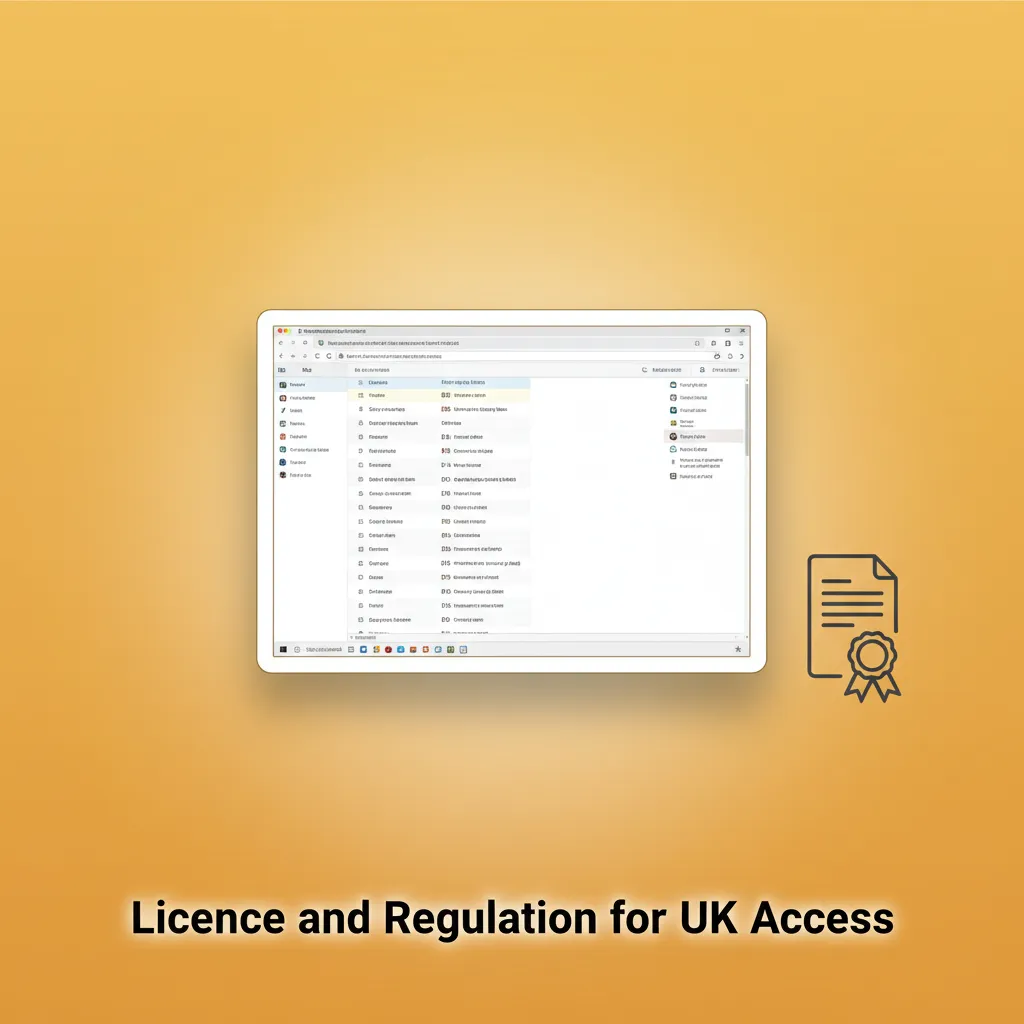 Footer displaying current UK Gambling Commission licence holder and issuance date with responsible gaming info.