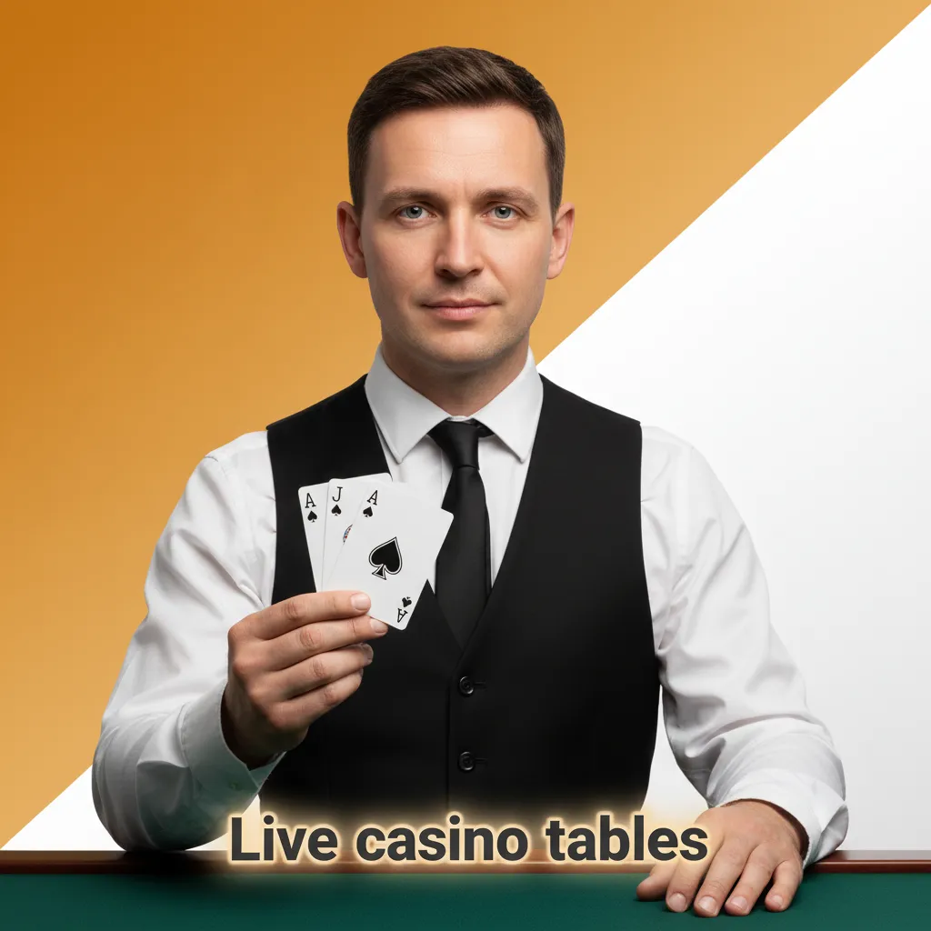 Live casino tables with dealers streaming roulette, blackjack, baccarat and game shows; bet, chat in real time on phone/PC.
