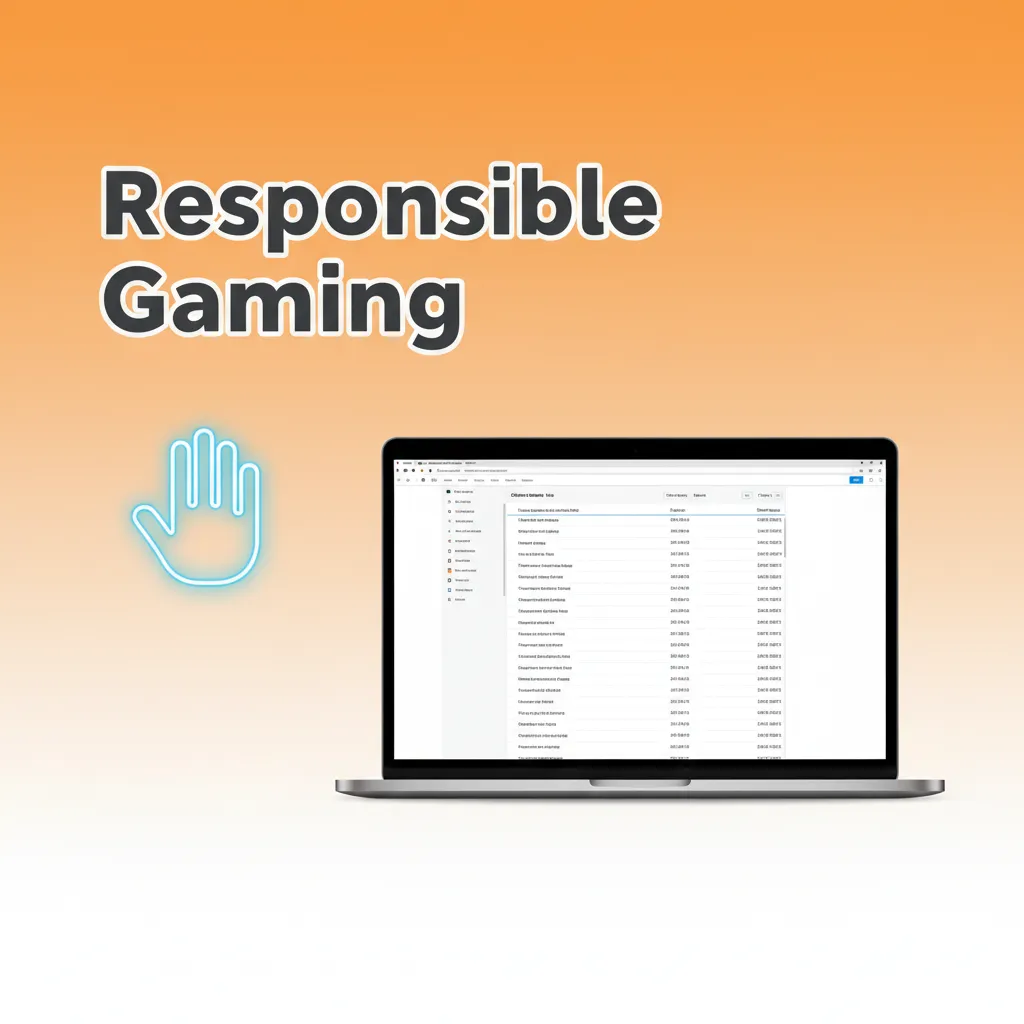 Responsible gaming: set limits, use timeouts and reality checks, take breaks, don't chase losses, seek help or self-exclude.