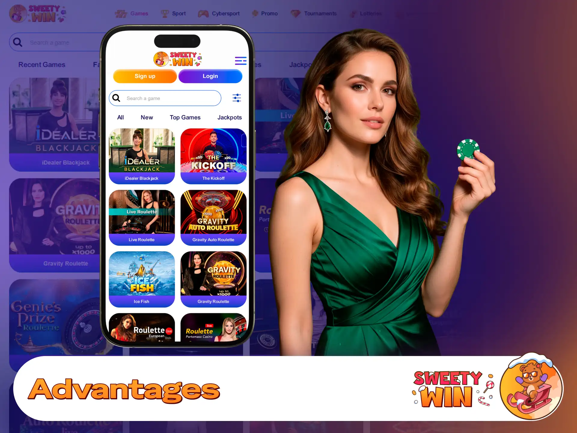 Discover key reasons UK players prefer playing live games at Sweety Win.