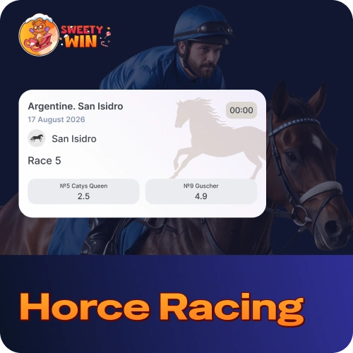 Wager on top UK horse racing events with Sweety Win.