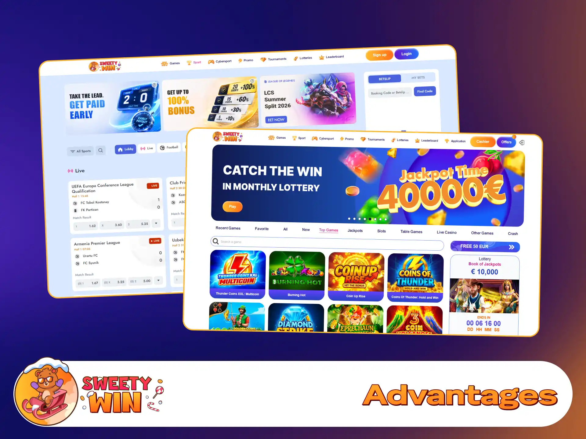 Discover top benefits of playing at Sweety Win Casino UK.