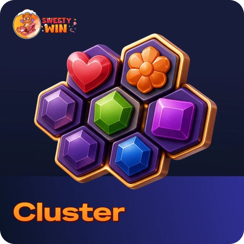 Land matching symbol clusters for instant payouts at Sweety Win Casino.