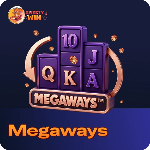 Enjoy thousands of ways to win playing Megaways on Sweety Win.