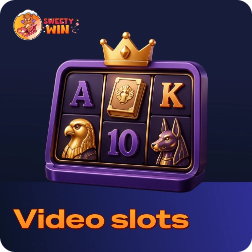Play feature-packed video slots with rich themes at Sweety Win Casino.